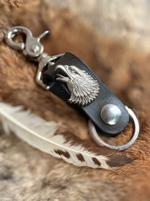 Bald Eagle Belt Keychain