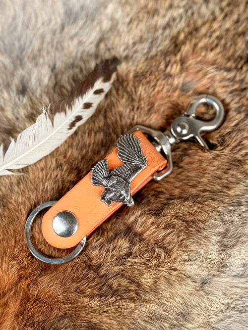 Bald Eagle Belt Keychain