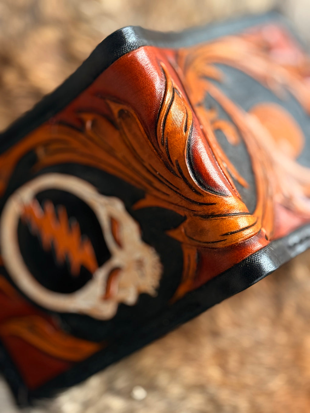 Long Strange Ride Leather Wallet