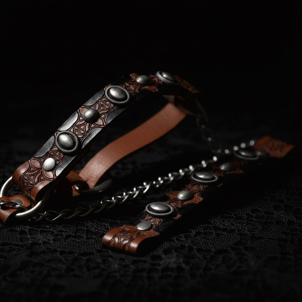 Artisan Western Leather Bootstraps - Hags & Hides
