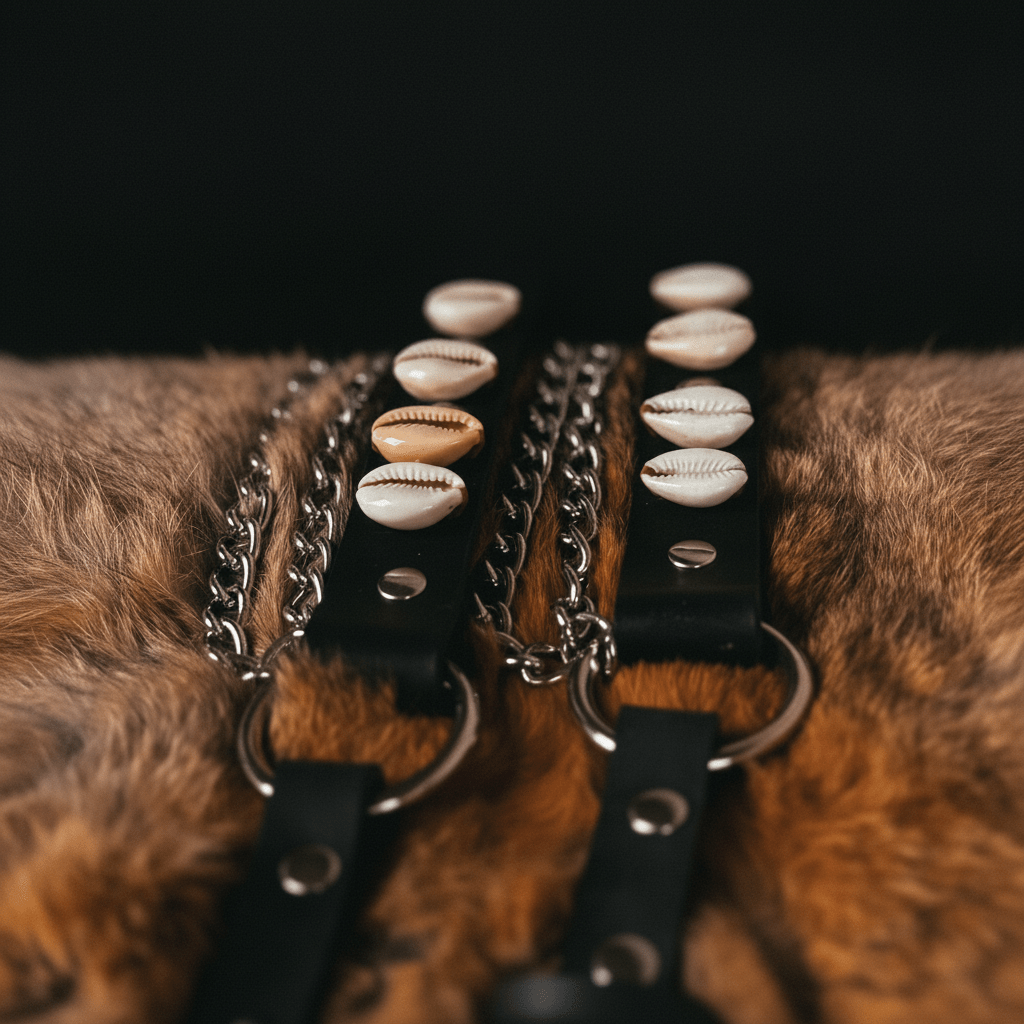 Black Artisan Leather Bootstraps - Hags & Hides