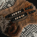 Black Artisan Leather Bootstraps - Hags & Hides