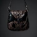 Cretan Black & Tan Shoulder Bag - Hags & Hides