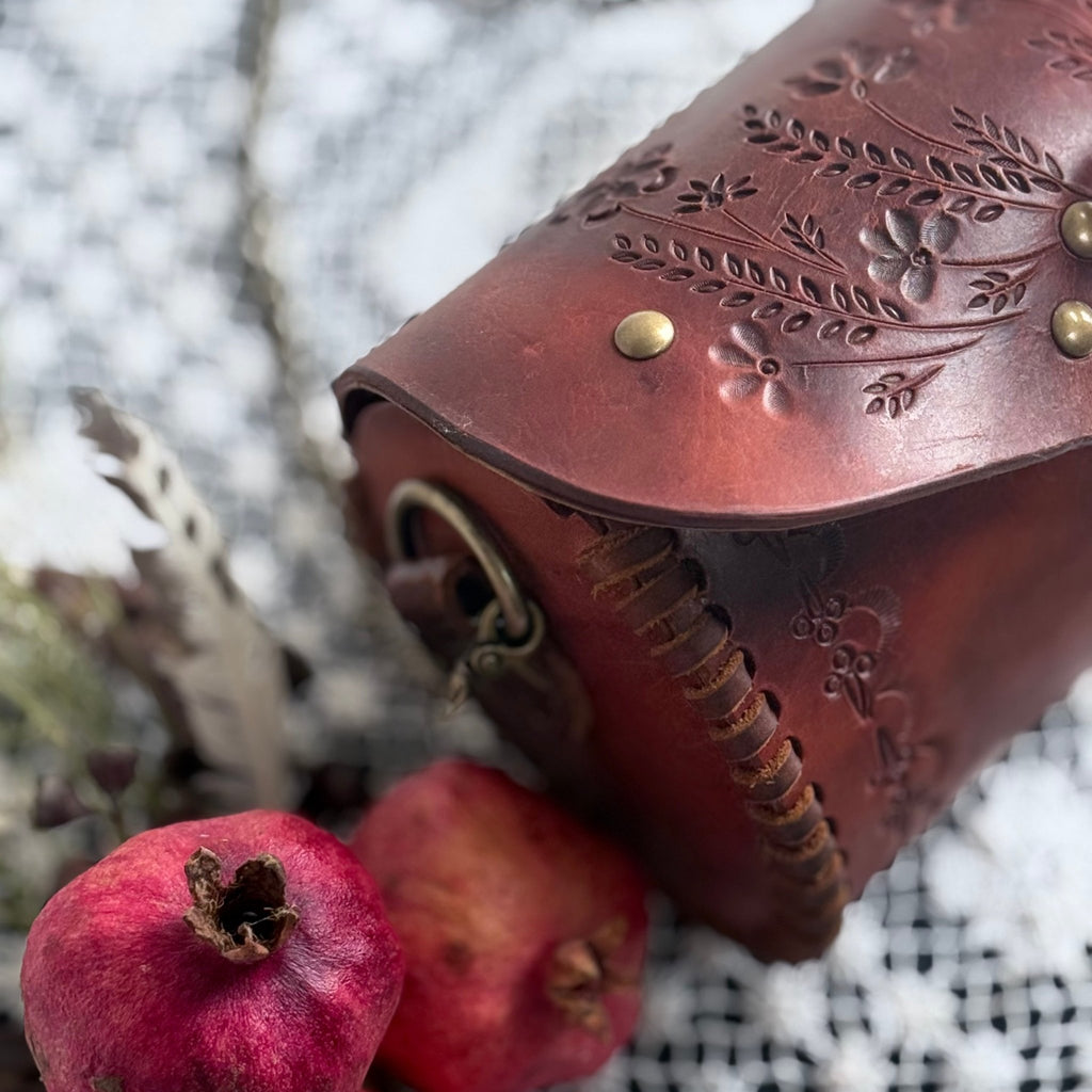 Hags & Hides Elongated Silhouette Leather Shoulder Bag - Hags & Hides