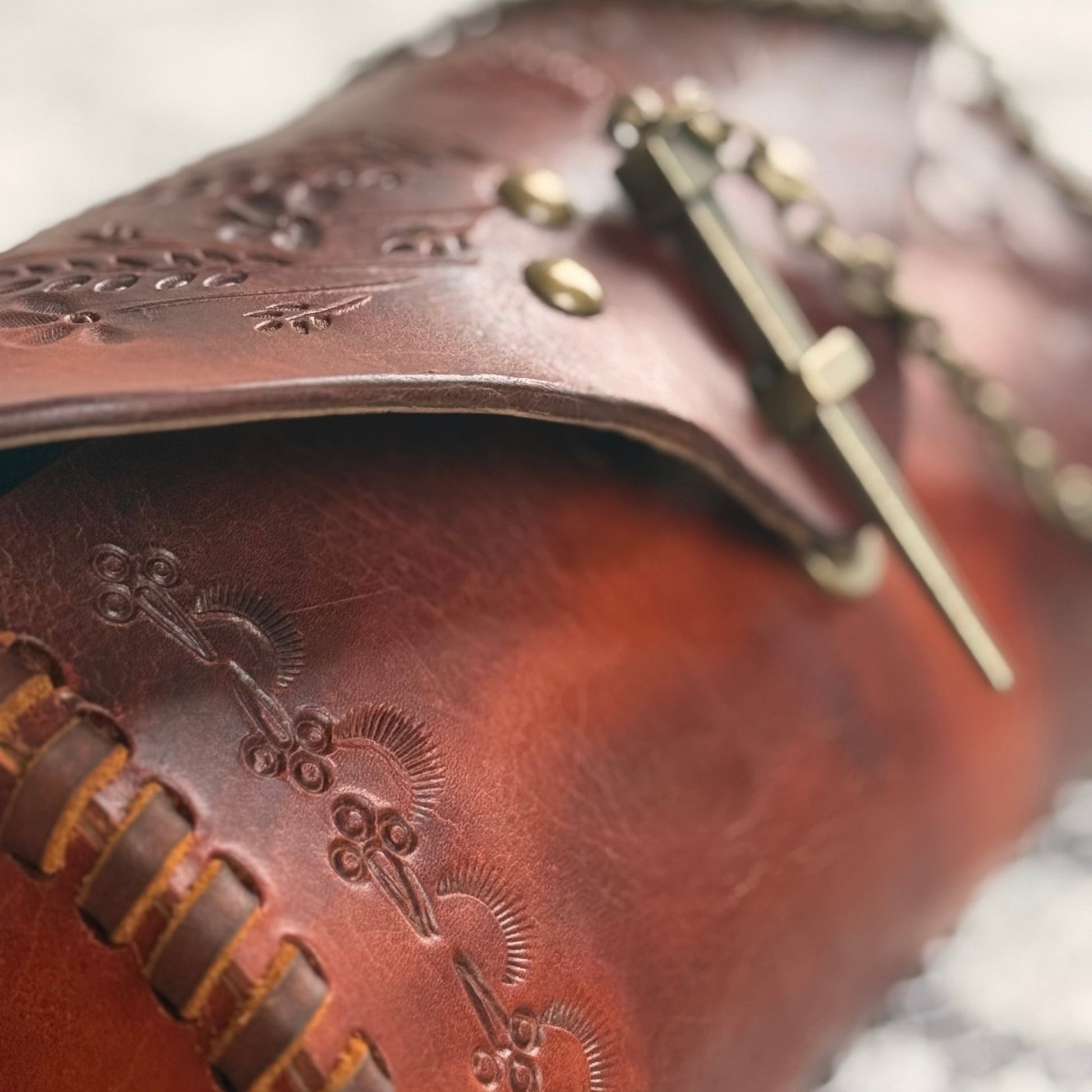 Hags & Hides Elongated Silhouette Leather Shoulder Bag - Hags & Hides