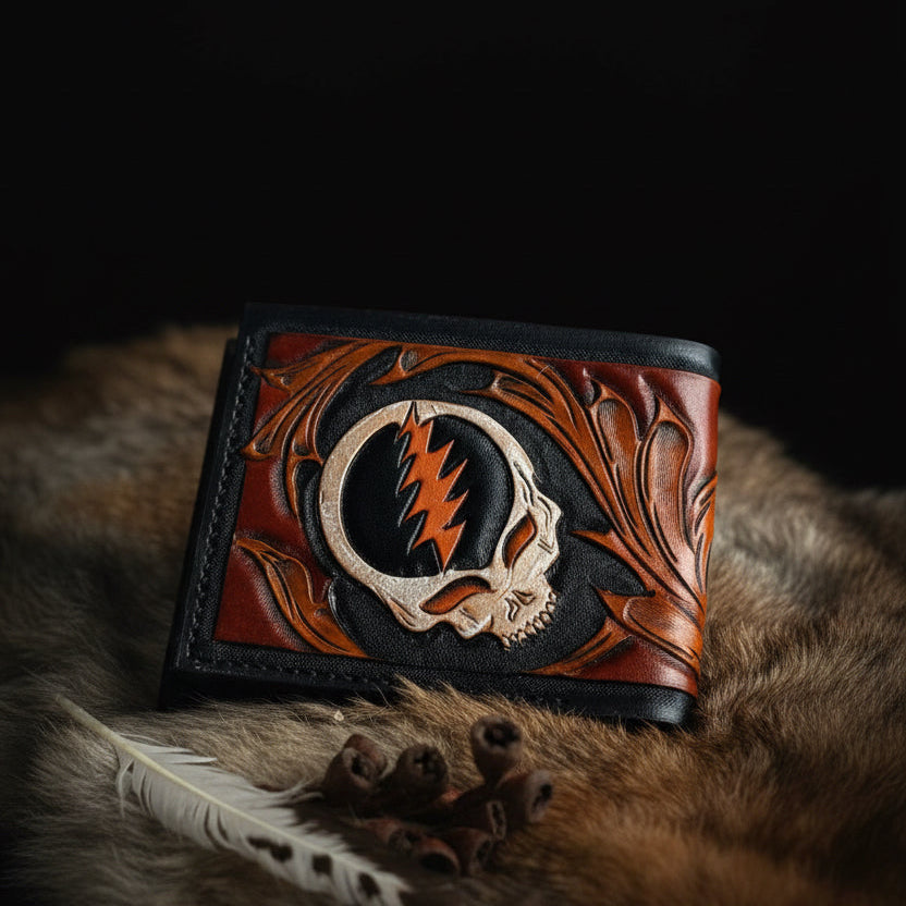 Long Strange Ride Leather Wallet - Hags & Hides