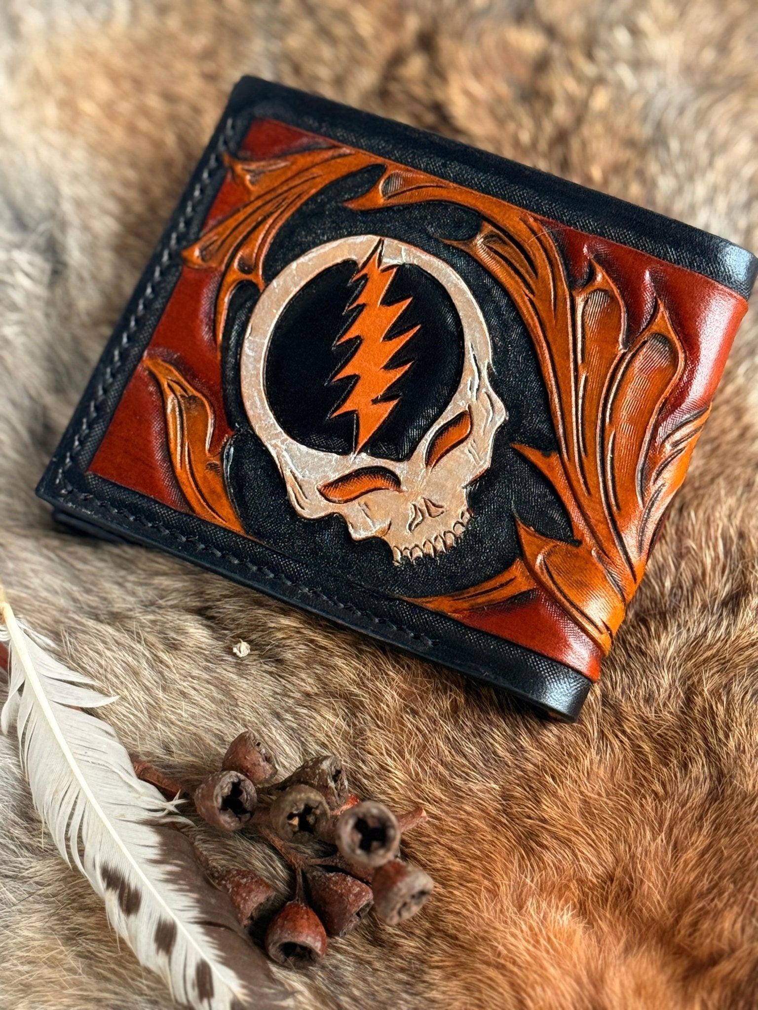 Long Strange Ride Leather Wallet - Hags & Hides
